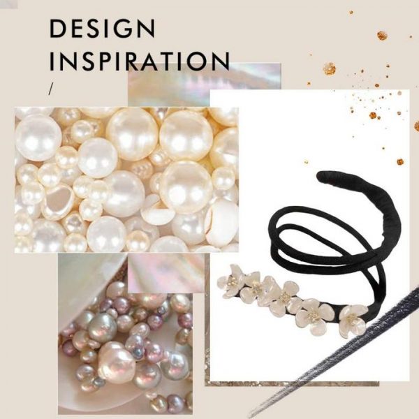 Sponka do vlasov s lenivou kvetinou (2 kusy) slider