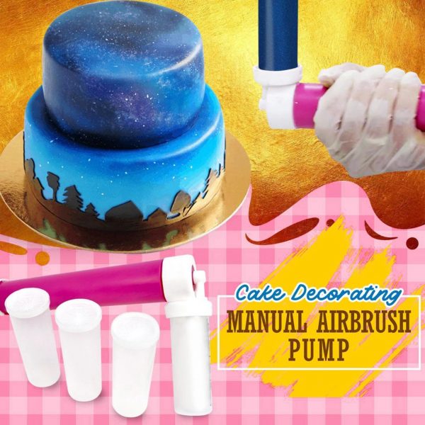 Cake decor airbrush – Sada AirBrush na striekanie (jedlých) farieb