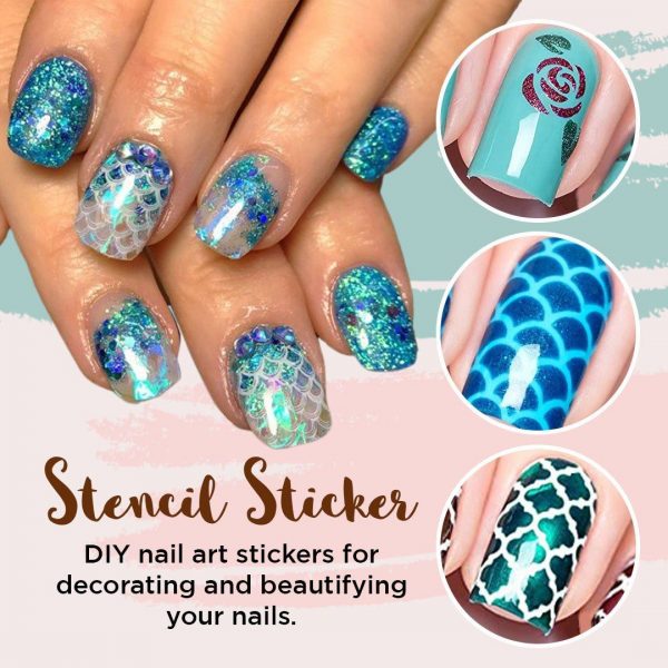 Nailart – Šablóny na nechty (144 kusov) slider
