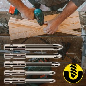 Univerzálne viacúčelové vrtáky (5 ks) 03