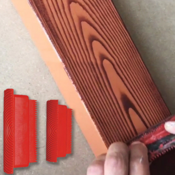 Easy wood – Gumový valec na imitáciu dreva (2 kusy)