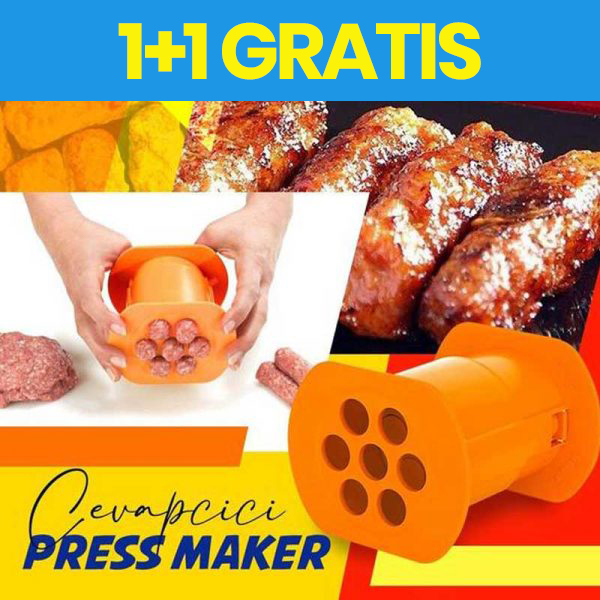 Meat Press Maker – Forma na čevabčiči a klobásy (1+1 GRATIS)