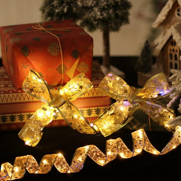 Ribbon lights – Žiarivá vianočná stuha slider